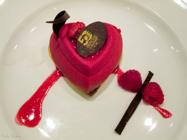 Bleeding Heart:  One of the special dinner desserts