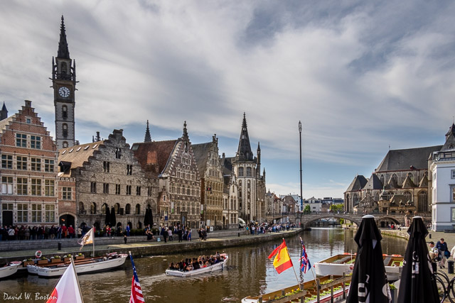 The Leie River in Ghent