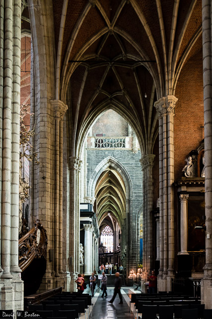One wing of the vast St. Bavo's Cathedral