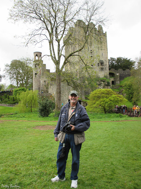 Dave in front of Blarney Castle