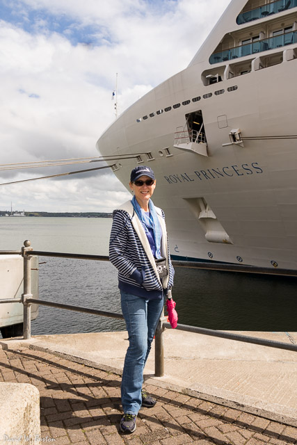 Patty with the Royal Princess in Cobh
