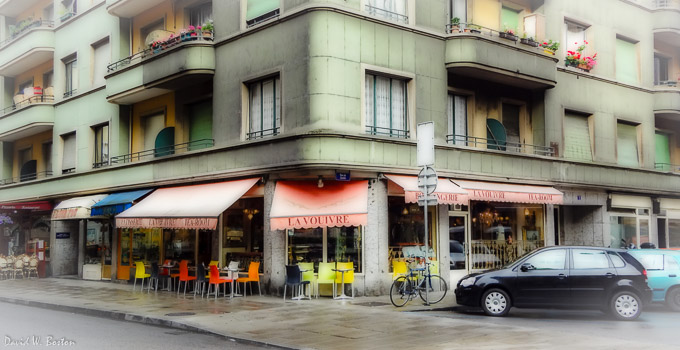 A great place for breakfast:  La Vouivre Patisserie/Boulangerie